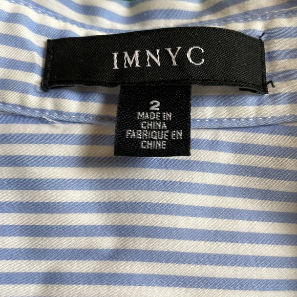 IMNYC striped button down with flattering darts for a slim fit - Picture 3 of 3